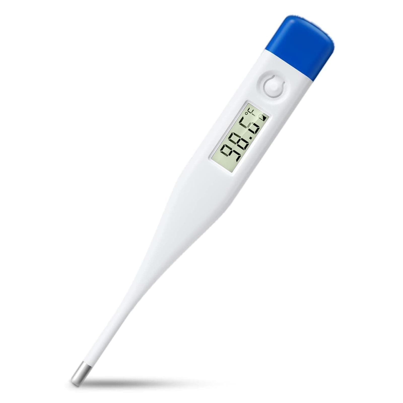 Berrcom Digital Thermometer for Adults, Kids, and Babies, Oral Rectal Underarm Medical Thermometer with Fever Alarm and C/F Switchable