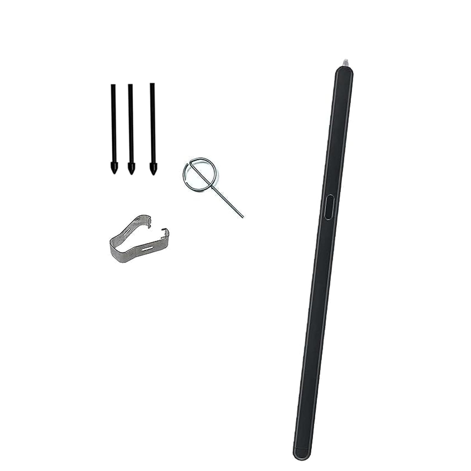 Fold Edition Galaxy Z Fold 5 Pen Replacement + Pen Tips for Samsung Galaxy Z fold 5 S Pen Touch Stylus S Pen +Replacement Tips/Nibs +Eject Pin (Black)