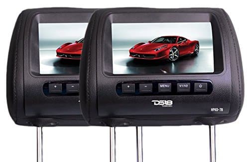 DS18 HPKG-7B 7" Headrest Pair DIY Installation with Remote