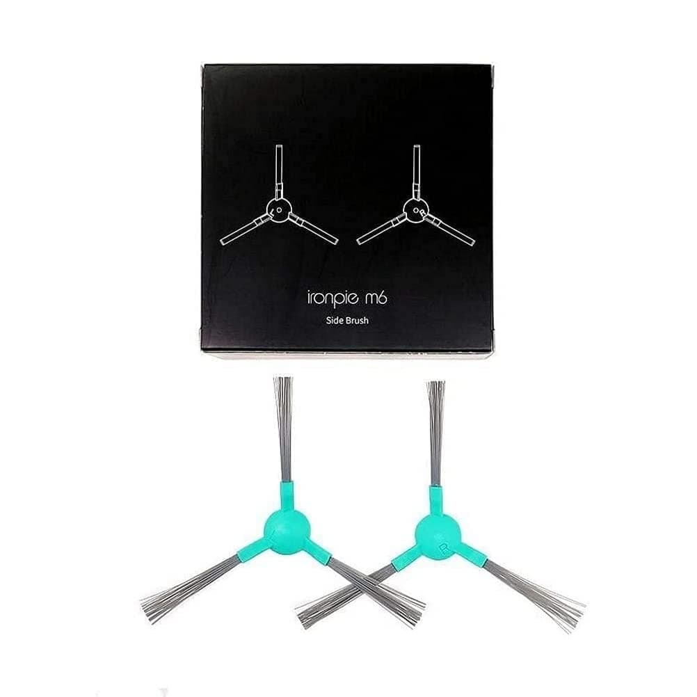 Trifo Ironpie m6 - Side Brush for Robot Vacuum Cleaner Trifo Ironpie M6, Collects and Removes Dirt, Anti-Dust Accessories, Fast Cleaning, Quick and Easy Replacement - 2 Pieces