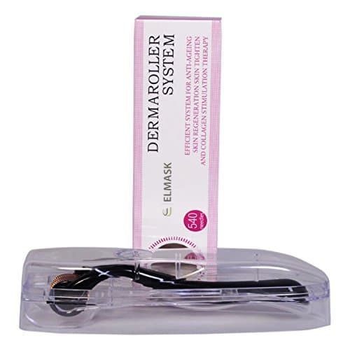 ELMASK Dermaroller 1.0 mm with 540 Titanium Alloy Needles