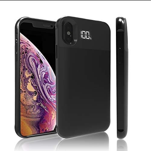 CASESSARY Battery Case for iPhone X/XS, 5000mAh Qi Wireless Charger Charging Case Portable Extended Battery Compatible with iPhone X/XS …