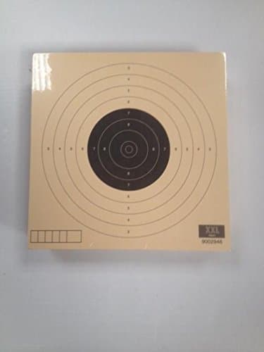Klamer Confezione da 100 bersagli - Pistola aria compressa - 14 * 14 Cm. Prodotto di prima qualità Carta Col 200 grs.