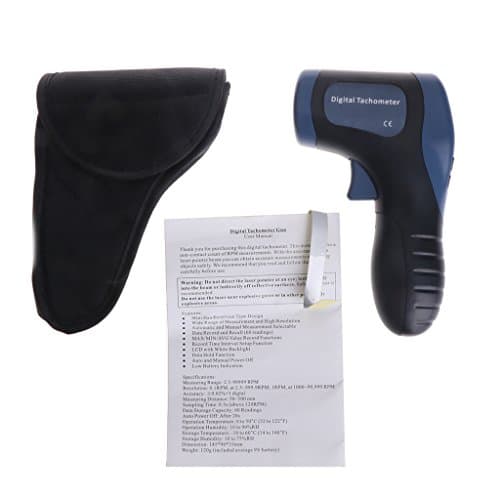 Digital Tachometer Non-Contact Photo Gun RPM Tach Tester Meter Speed Gauge