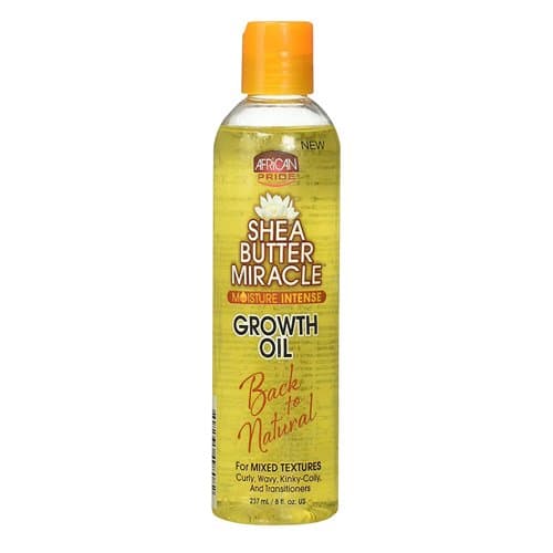 African Pride Shea Butter Miracle Growth Oil 8 oz. (Pack of 2)