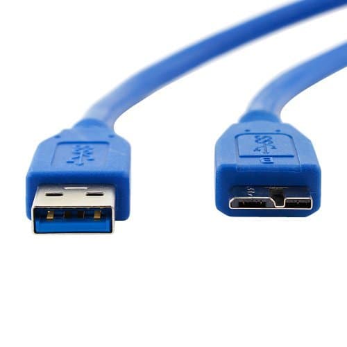 EZOPower USB 3.0 SuperSpeed A Male to Micro B Male Device Cable 6FT - Blue