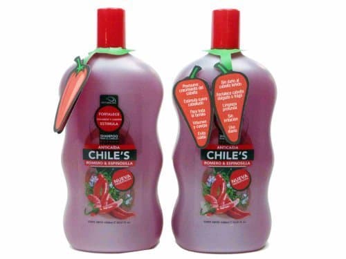 Ollacy 2 X Natturalabs Chili Rosemary Shampoo/Anticaida Chile's Romero & Espinosilla 33.8 oz by Naturralabs