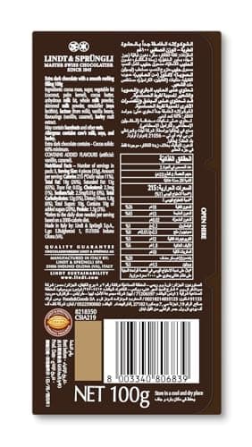 Lindt Lindor Dark Chocolate With Melting Filling - 100g