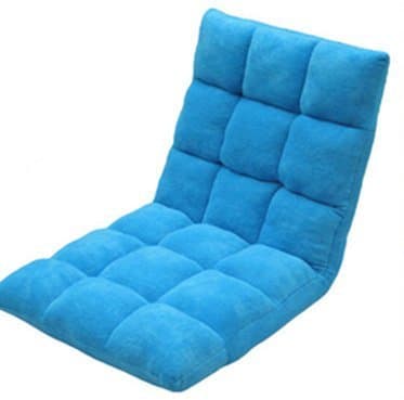Elecday Generation Folding 9 Colors Floor Chair Sofa Home Essential/Lovers Folding Sofa a Lazy Man Sofa/Normal Version (Blue)