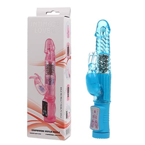 Eyessssty 1Pc 8 Speed T-hrusting R-otating Uograded G Spotter Dido Rabbit Toy for Women&Couples Waterproof&Whisper Quiet