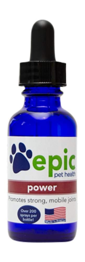 Power - All Natural Liquid Supplement for Aging Pets- Promotes Strong, Mobile Joints Naturally (Dropper, 1 Ounce)