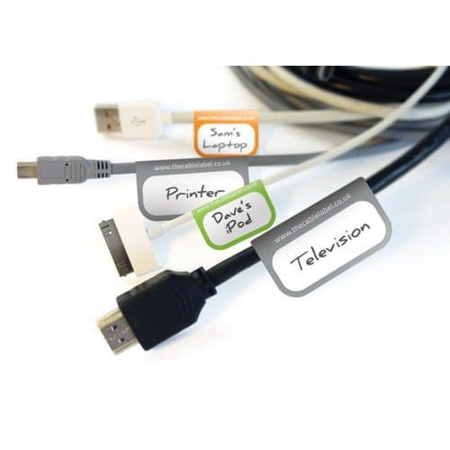 Cable Labels - Self Adhesive Pack of 24
