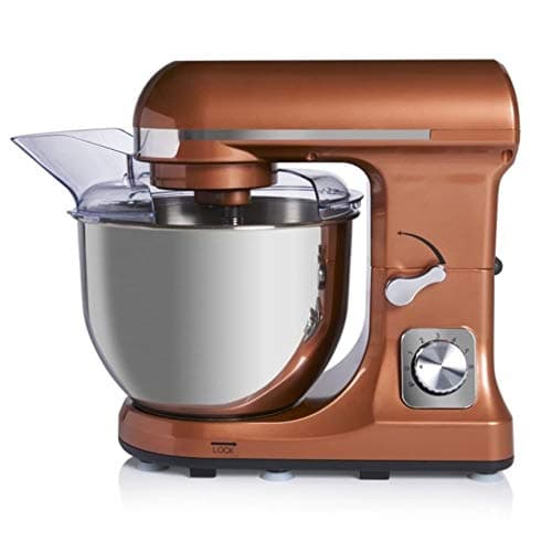 Fine Elements Stand Mixer – 1000 W – 6 Speed Setting – Copper- Perfect Home Baking, Healthy Pastries – with Attachable Dough Hook, Beater and Whip