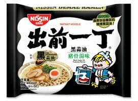 NineChef Nissin Demae Black Garlic Oil Instant Authentic HK Japanese Ramen Noodles (5 Pack)