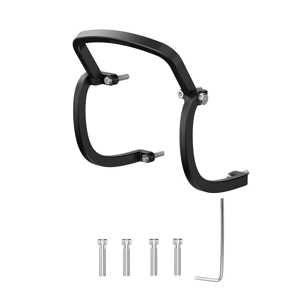 FPV Gimbal Bumper for DJI FPV Drone Accessories PTZ Protect Bar Aluminum Alloy Camera Anti-Collision (Black)