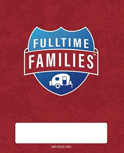 Nomadic Souls Gear & ApparelFulltime Families Composition Book: Wide Ruled