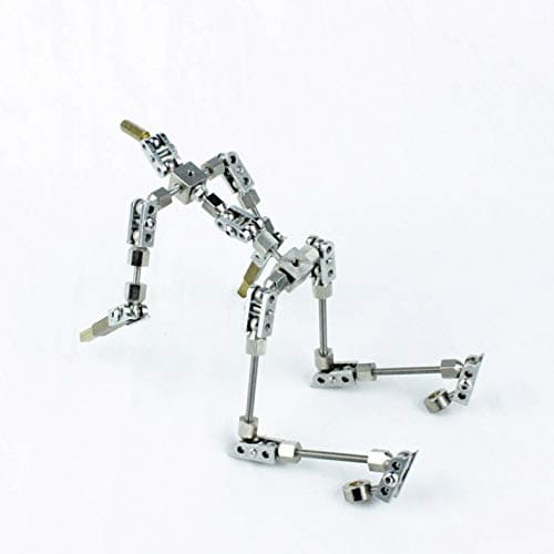 CINESPARK Professional NOT-Ready-Made 19CM 1:8 Proportional Adult Man Armature DIY Stainless Steel Studio Animation Armature for Stop Motion Character Puppet