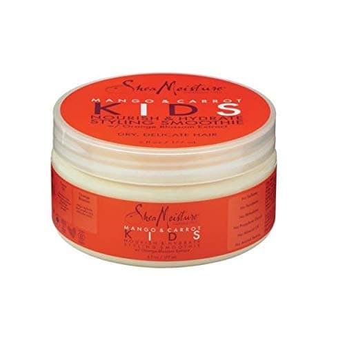 Shea Moisture Mango & Carrot Nourish & Hydrate Styling Smoothie Cream for Kids, 6 Ounce