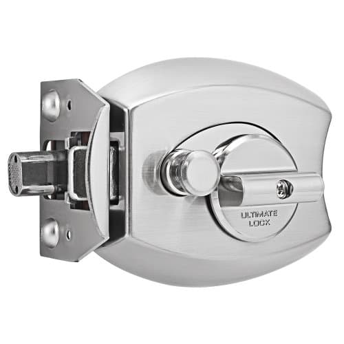 Millennium Lock TUL 3000 Series Ultimate Lock Residential, 4000 lbs Force, Satin Nickel