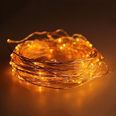 Waterproof 10W 100x0603SMD Soft Copper Lamp Yellow Lights(DC 12V/1000cm)