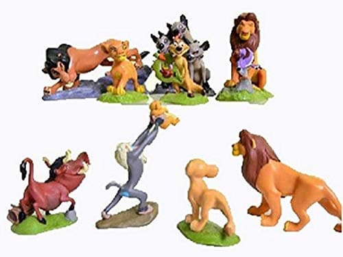 Marery 9 Pcs The Lions King Figures Toys Play Set Size 5-9cm