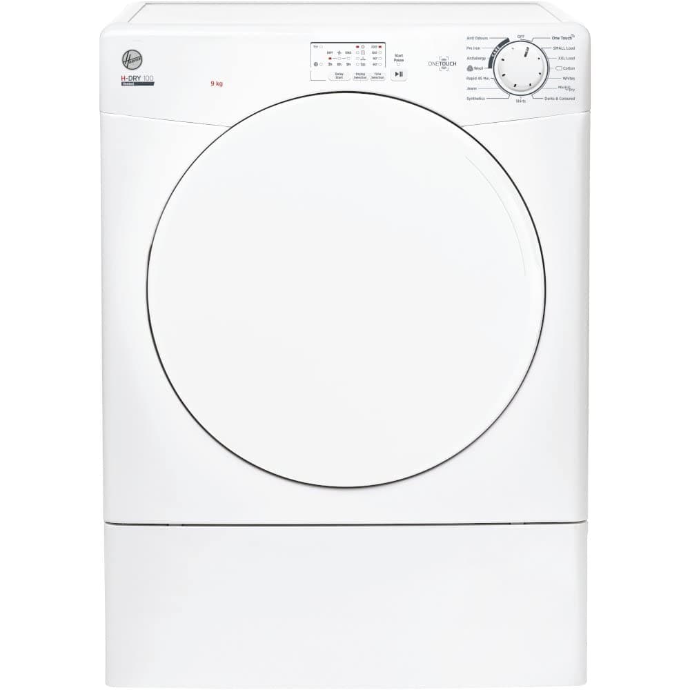 Hoover HLEV9LF 9Kg Vented Tumble Dryer in White Sensor NFC C Rated