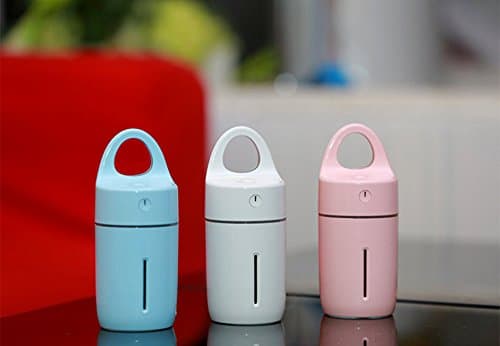 New Magic Cup Ultrasonic Humidifier with Colorful Led Light For Home Car Office Mini Aroma Diffuser (White)