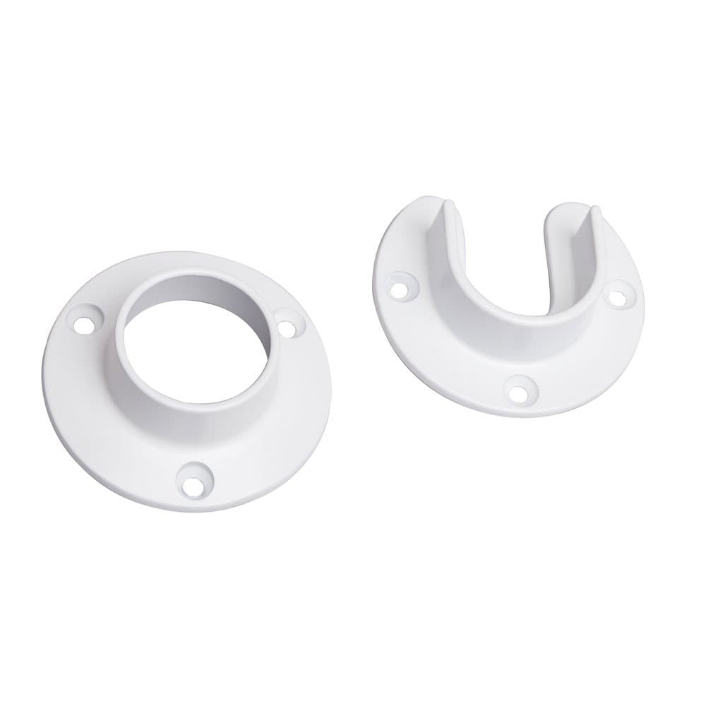 Knape & VogtCloset Pro HD CD-0010-WT Heavy Duty Closet Pole Sockets, White