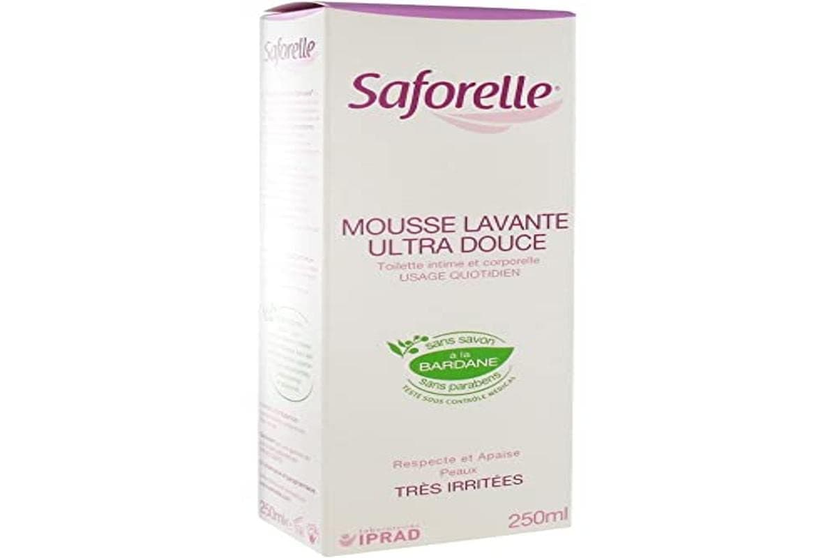 SAFORELLE - Mousse Lavante Ultra Douce - Soin intime & corps quotidien - Peau...
