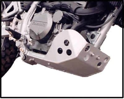 KLR 650 Full Protection Skid Plate Constructed with 3/16" 5052 H-32 Aluminum. All mounting hardware included. by Ricochet for 2008, 2009, 2010, 2011, 2012, 2013, 2014, 2015, 2016, Model