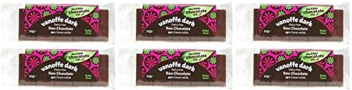 (6 Pack) - The Raw Chocolate Company - Vanoffe Dark Raw Choc Bar | 22g | 6 Pack Bundle