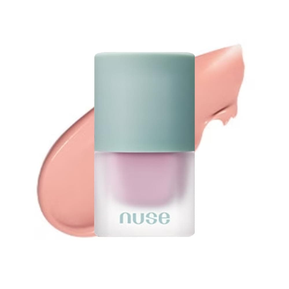 nuse Mousse Care Cheek - Liquid Blush for Cheeks | Soft Color, Glowy Finish, Buildable & Watercolor Effect Blush for Natural Look | Vegan Makeup (02 Pink Topper)