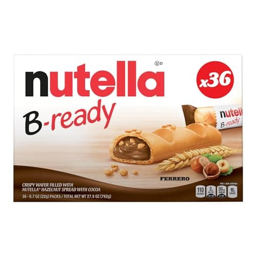 Nutella B-Ready, 36 ct,1.74 lbs