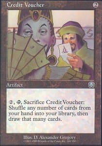 Magic The Gathering - Credit Voucher - Mercadian Masques - Foil