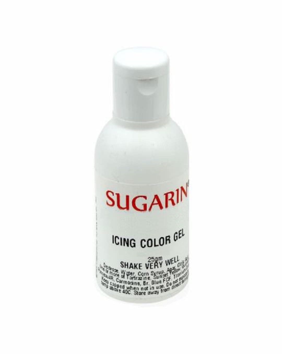SUGARIN Icing Color Gel for Fondant | Red | 30ml