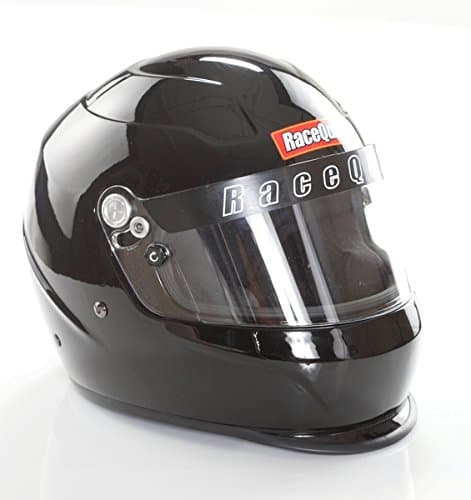RaceQuip 273002 Gloss Black Small PRO15 Full Face Helmet (Snell SA-2015 Rated)