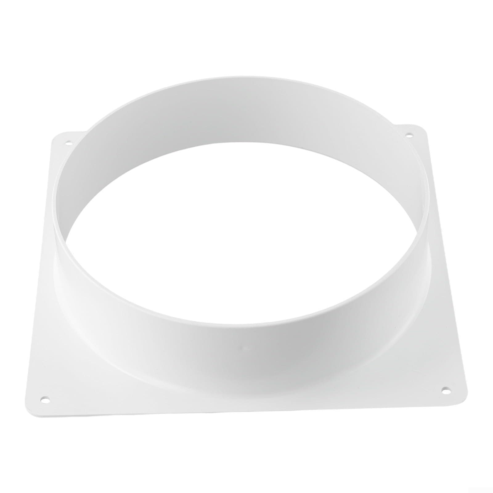 JINSBON Air Vent Duct Connector Flange,Plastic Ducting Straight Ventilation Pipe Tools(200mm)