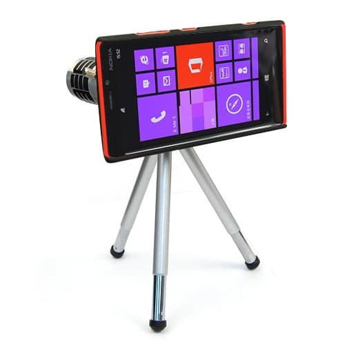 Phone Camera Lens Telescope 12X Zoom For Nokia Lumia 920 w/ Case Tripod
