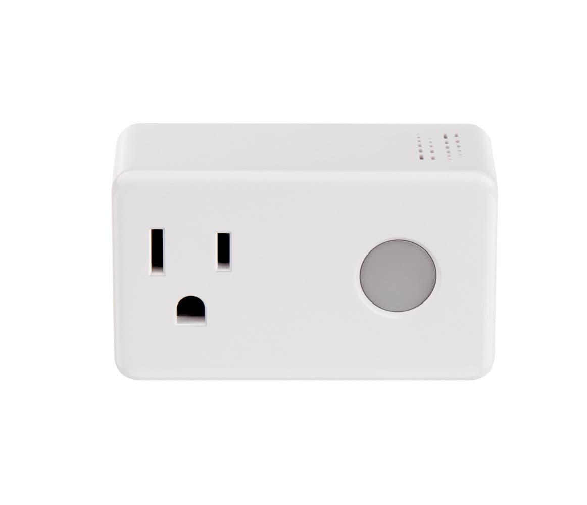 BroadLink Smart WiFi Plug with Night Light, No Hub Required, Remote Control Your Devices, Occupies Only One Socket, ETL Listed, Works with Alexa and Google Assistant, Max Load 1800W, White (1-Pack)