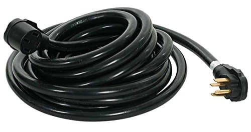 50 Amp Cynder 00622 RV Camper Electrical Extension Cord 25' ft (25 Feet, Black)