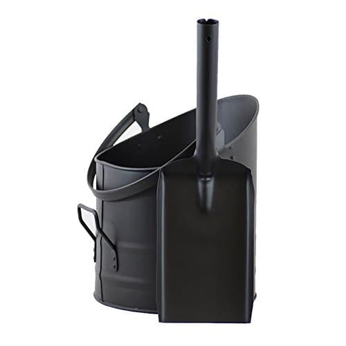 Price Crunchers Waterloo Coal Scuttle Bucket Hod & Shovel - All Black