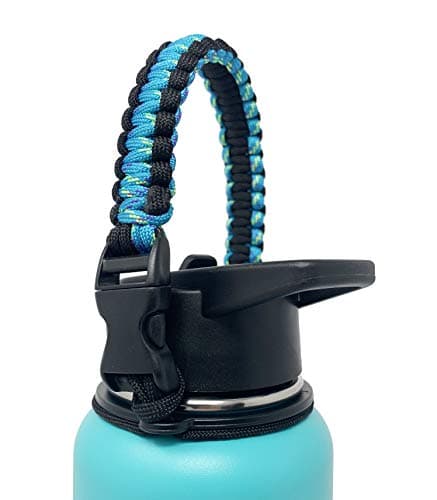 Paracord Handle Compatible with Hydro Flask, Iron Flask, Simple Modern Summit, Secure Holder, for 12oz - 64oz Accessories