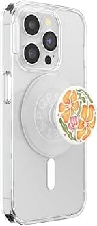 PopSockets Phone Grip for MagSafe with Kickstand, Magnetic Stand, Swappable Top, Secure Hold for iPhone MagSafe Cases, Phone & Tablet Grip, Cute PopSockets - Desert Garden