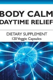 Body Calm Daytime Relief for The Feeling of Daytime Anxiety and Stress.