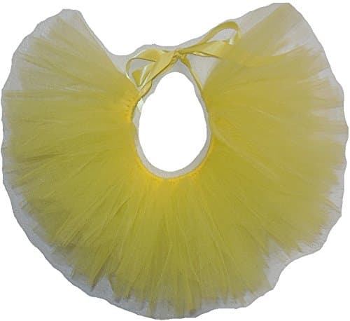 Pawpatu Handcrafted in USA Yellow Tulle Tutu for Medium Dogs