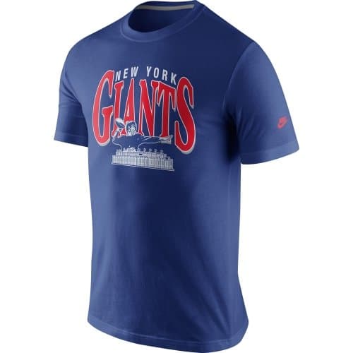 Nike Men's Short-Sleeve Giants Rewind Lock Up T-Shirt Large