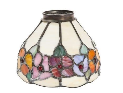 Replacement glass lampshade TIFFANY for lamps and chandeliers In iron and brass