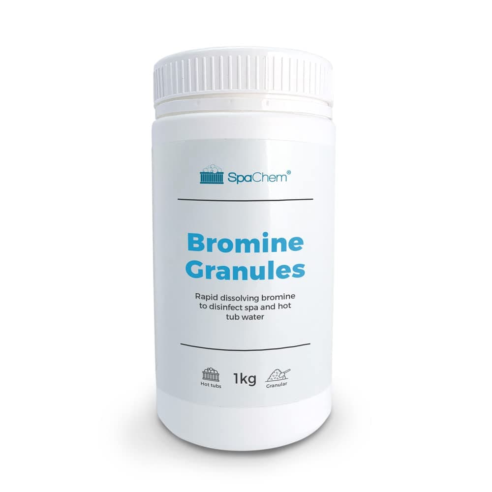 Spa Bromine Granules 1kg - Bromine Infused Granules, Primary sanitizer for Your hot tub, can be Used with Bromine Tablets.