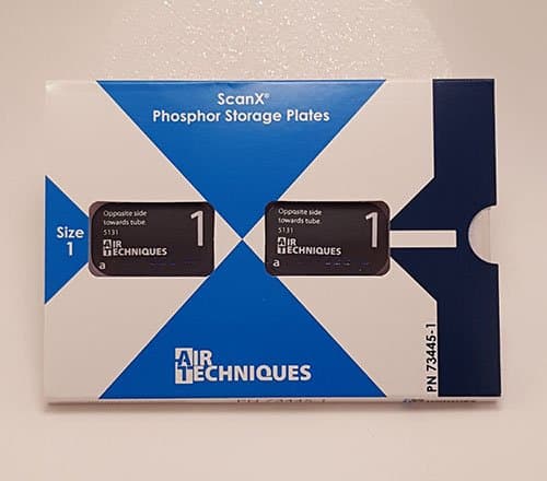 AIR TECHNIQUES ScanX Intraoral Phosphor Plates Size 1, 2/pk #73445-1