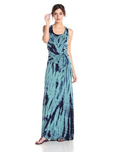 Young Fabulous & Broke Women's Hampton Tank Maxi Dress, Teal Dreamer, Small